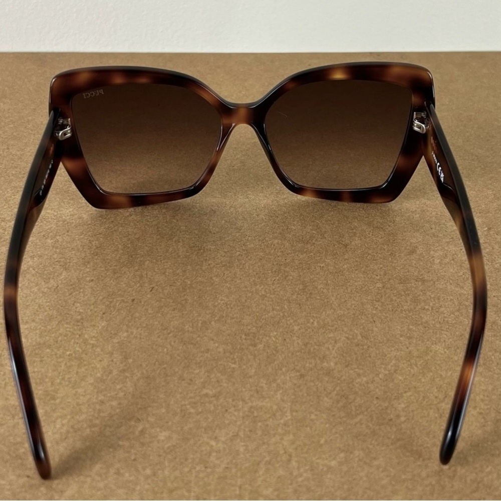 NEW EMILIO PUCCI TORTOISE BUTTERFLY SUNGLASSES - Picture 5 of 9